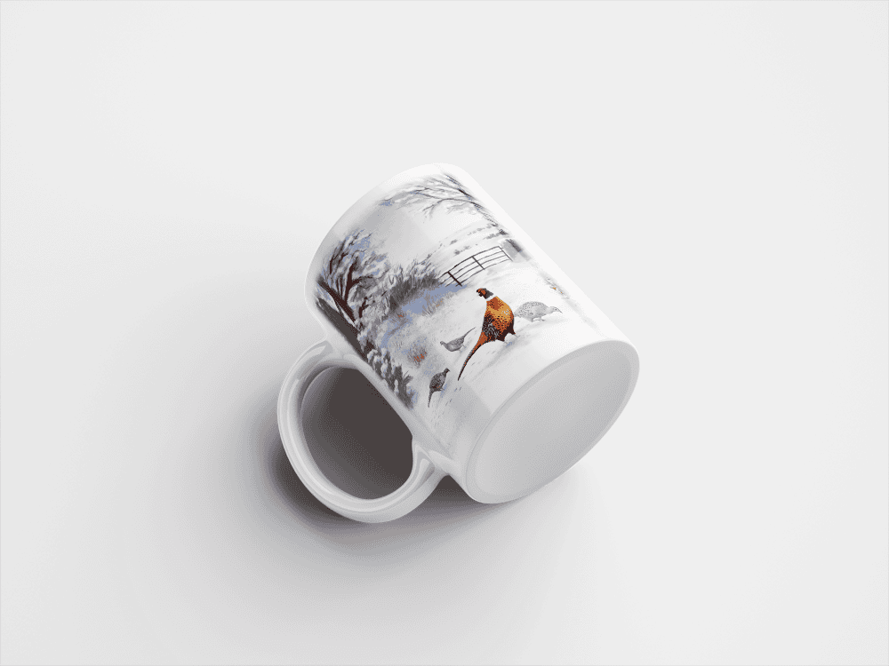Ceramic Mug with Pheasant Design - Image 2
