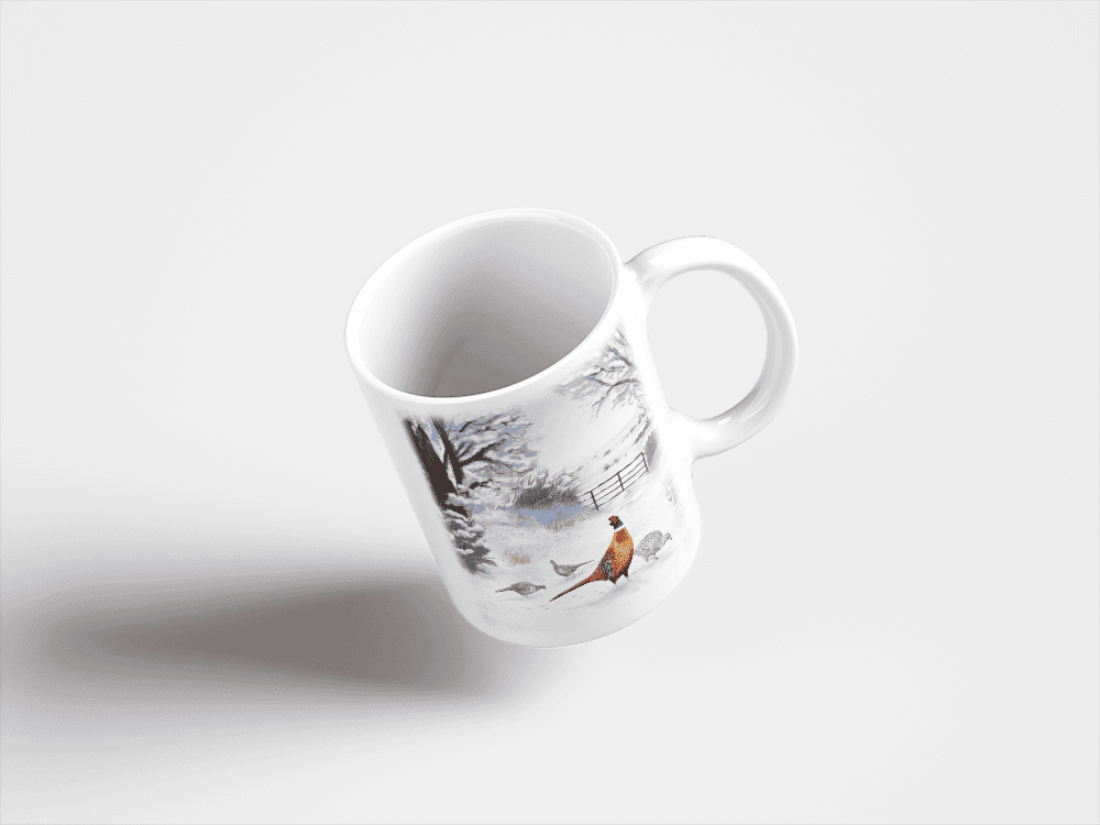 Ceramic Mug with Pheasant Design - Image 3