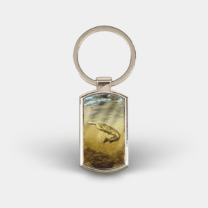Pike Printed Lozenge Keyring