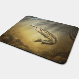 Mouse Mat with Pike Design