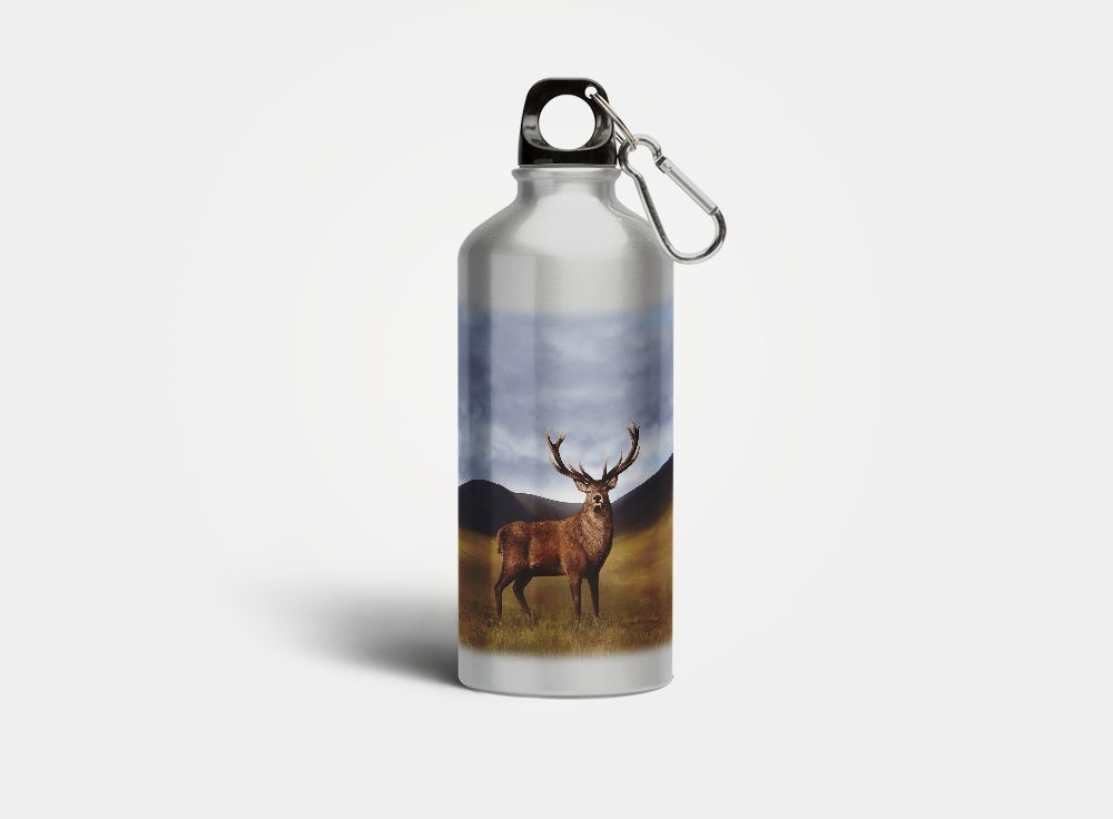 Stag Reusable Metal Water Bottle