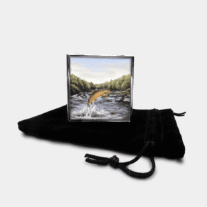 Brown Trout Square Pill Box