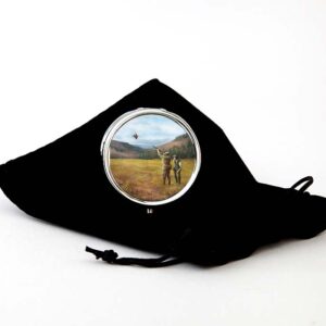 Clay Shooting Round Pill Box