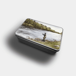 The-Ginger-Coo-Custom-Personalised-Rectangular-Tin-Fly-Fishing-Gift-Idea-Printed-Tin-Biscuit-Sweets-Storage-Scotland