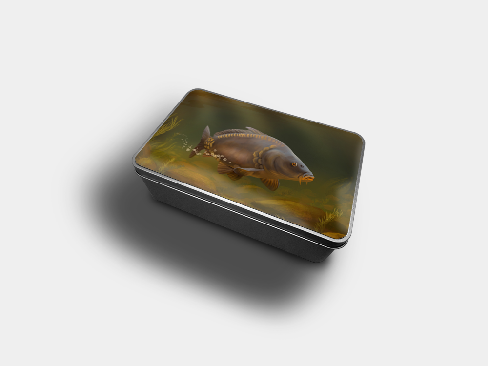 The-Ginger-Coo-Custom-Personalised-Rectangular-Tin-Mirror-Carp-Fishing-Gift-Idea-Printed-Tin-Biscuit-Sweets-Storage