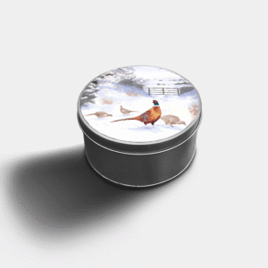 The-Ginger-Coo-Custom-Personalised-Round-Tin-Pheasant-Game-Bird-Gift-Idea-Printed-Tin-Sweets-Biscuit-Storage-Container
