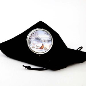 Pheasant Round Pill Box