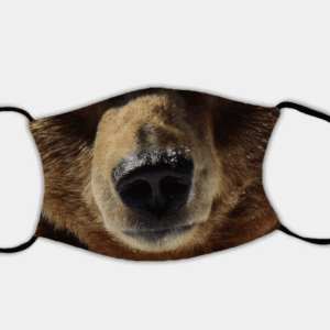 Bear Face Mask with 2 x PM2.5 Filters