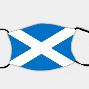 Scotland Flag Face Mask with 2 x PM2.5 Filters