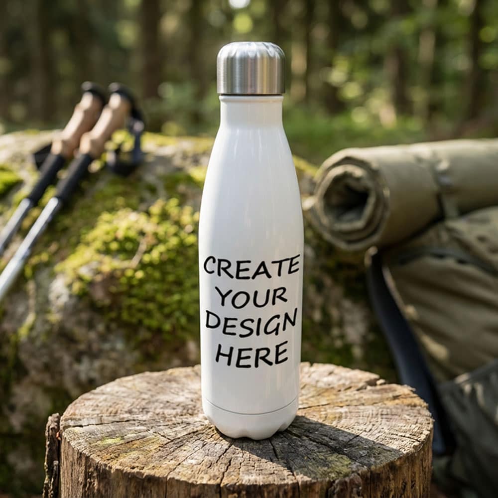 The-Ginger-Coo-Stainless-Steel-Custom-Printed-White-Water-Bottle-Flask-Gift-Lifestyle