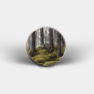 Wildcat Circular Fridge Magnet