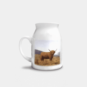 Highland Cow 300ml Ceramic Milk Jug