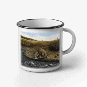 The-Ginger-Coo-Black-Rim-Retro-Ceramic-Mug-Scotland-Highland-Otter-Gift
