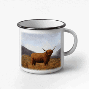 The-Ginger-Coo-Black-Rim-Retro-Ceramic-Mug-Scotland-Scottish-Highland-Cow-Gift