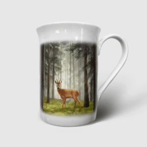 The-Ginger-Coo-Bone-China-Mug-Scottish-Highlands-Roe-Buck-Roebuck-Hunting-Stalking-Gift
