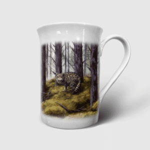 The-Ginger-Coo-Bone-China-Mug-Scottish-Highlands-Wildcat-Wild-Cat-Gift