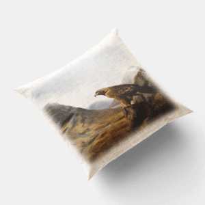 The-Ginger-Coo-Linen-Style-Cushion-Scotland-Scottish-Highlands-Golden-Eagle-Bird-Prey-Gift